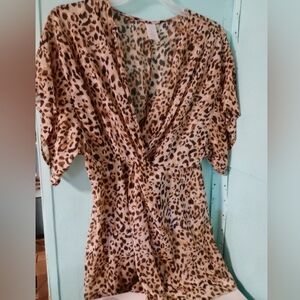 Time and Tru Animal Print Dress